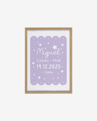 “Stars” Birth Poster