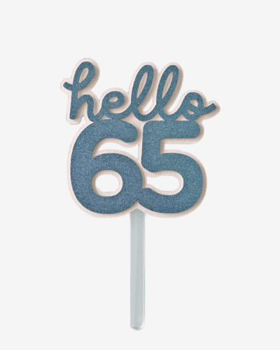 "Hello Glow" Caketopper