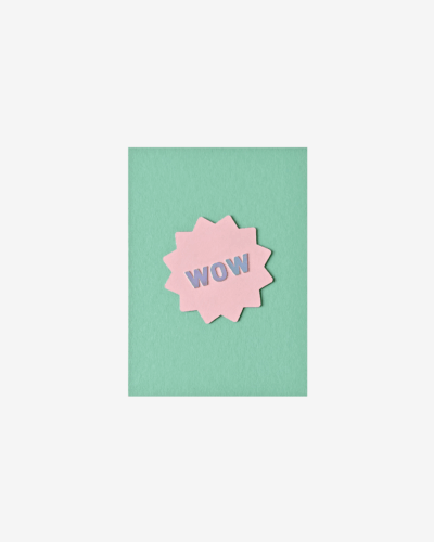 "Wow" Postcard