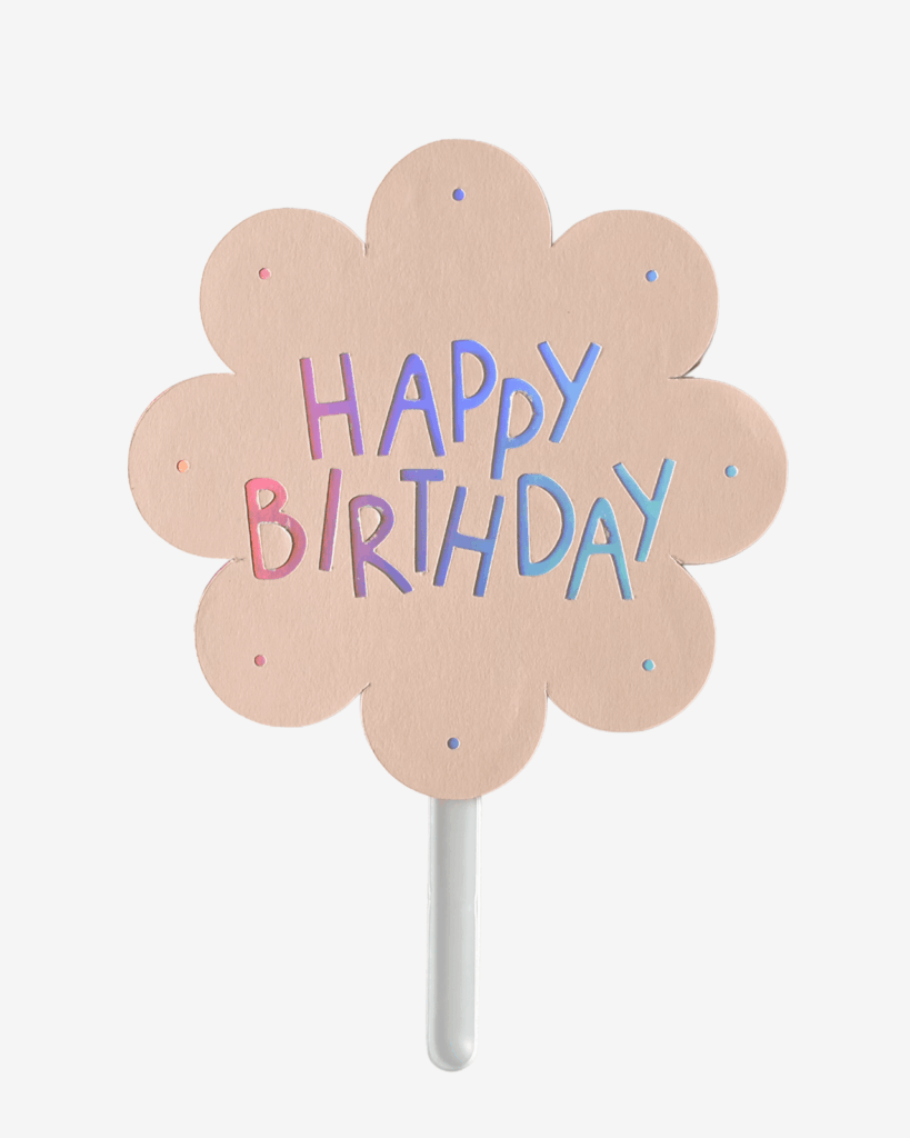 "Happy Birthday" Cake Topper