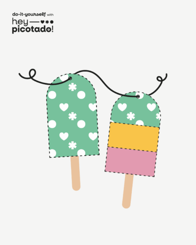 Popsicle Garland DIY Digital Kit