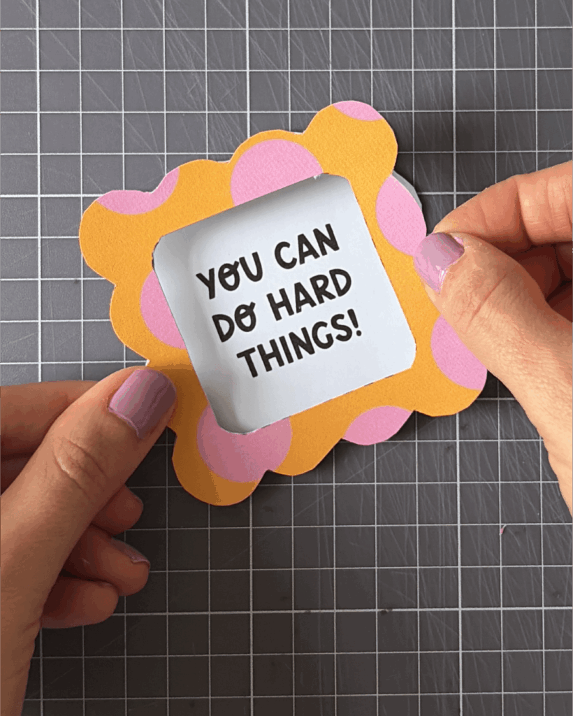 Choose your favourite quotes, photos or illustrations, or write your own message, then mix and match them with the different frames.