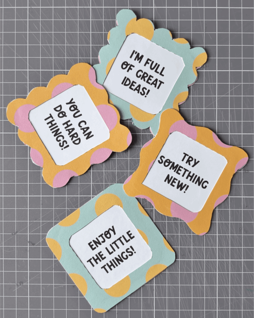 Make as many mini frames as you like to create your own little collection.